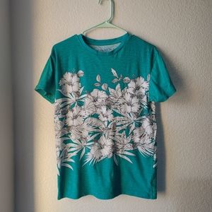 Cotton tee with floral pattern